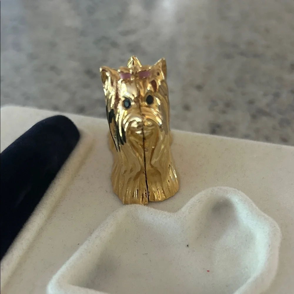 Estée Lauder Yorkie Perfume Collectible - Picture 4 of 5